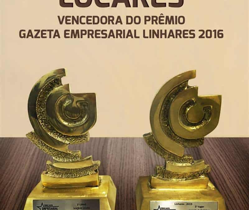 Locares Ganha Prêmio Gazeta Empresarial 2016