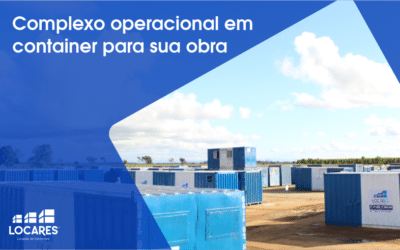 Complexo Operacional em Container para Sua Obra