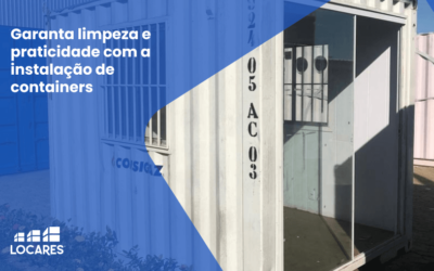 Garanta Limpeza e Praticidade com a Instalação de Containers