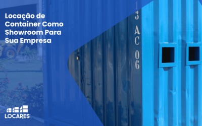 Locação de Container Como Showroom da Sua Empresa